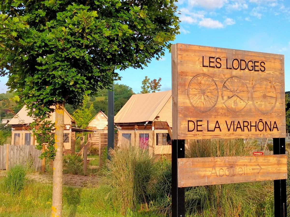 Les Lodges De La Viarhona - Tentes Lodges Virignin Esterno foto